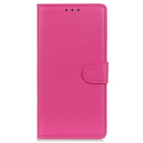 EIDERWOOD Xiaomi Poco X7 Pro Litchi Kunstlæder Flip Cover inkl. Pung - Lyserød