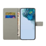 EIDERWOOD Samsung Galaxy S25 Edge Kunstlæder Mobil Cover m. Pung & Ståfunktion - Sommerfugle