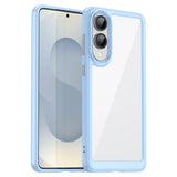 EIDERWOOD - Samsung Galaxy S25 Edge - Hybrid Plastik Cover - Gennemsigtig / Blå