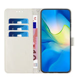EIDERWOOD iPhone 17e / 16e Kunstlæder Cover m. Kortholder & Marmor Design - Lilla