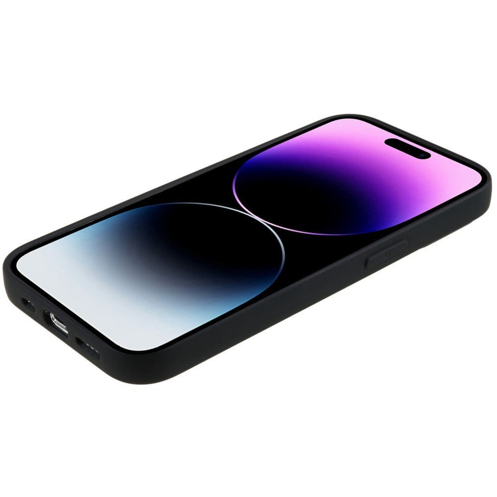 EIDERWOOD iPhone 14 Pro Max Fleksibelt Plast Mobil Cover - Sort