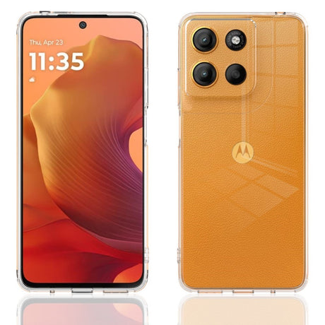 EIDERWOOD - Motorola Moto G15 Power Fleksibelt Plastik Cover - Gennemsigtig