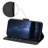 EIDERWOOD Xiaomi Redmi 14C /  Poco C75 Kunstlæder Mobil Cover m. Pung & Ståfunktion - Sort