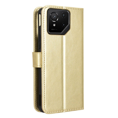 EIDERWOOD - Asus ROG Phone 9 (5G) / 9 Pro (5G) - Kunstlæder Flip Cover m. Kortholder & Ståfunktion - Guld