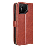 EIDERWOOD - Asus ROG Phone 9 (5G) / 9 Pro (5G) - Kunstlæder Flip Cover m. Kortholder & Ståfunktion - Brun