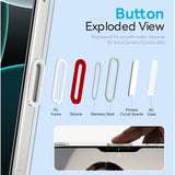 iPhone 16 Pro Max NORTHJO 360° Beskyttelsessæt - Kameralinseglas - Skærmbeskyttelsesglas - Hybrid Mobil Cover - MagSafe Kompatibel - Gennemsigtig