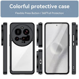EIDERWOOD - Xiaomi 15 Ultra - Hybrid Plastik Cover - Gennemsigtig / Sort