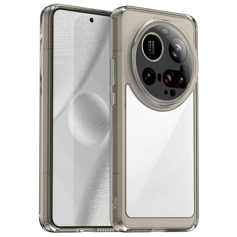 EIDERWOOD - Xiaomi 15 Ultra - Hybrid Plastik Cover - Gennemsigtig / Grå