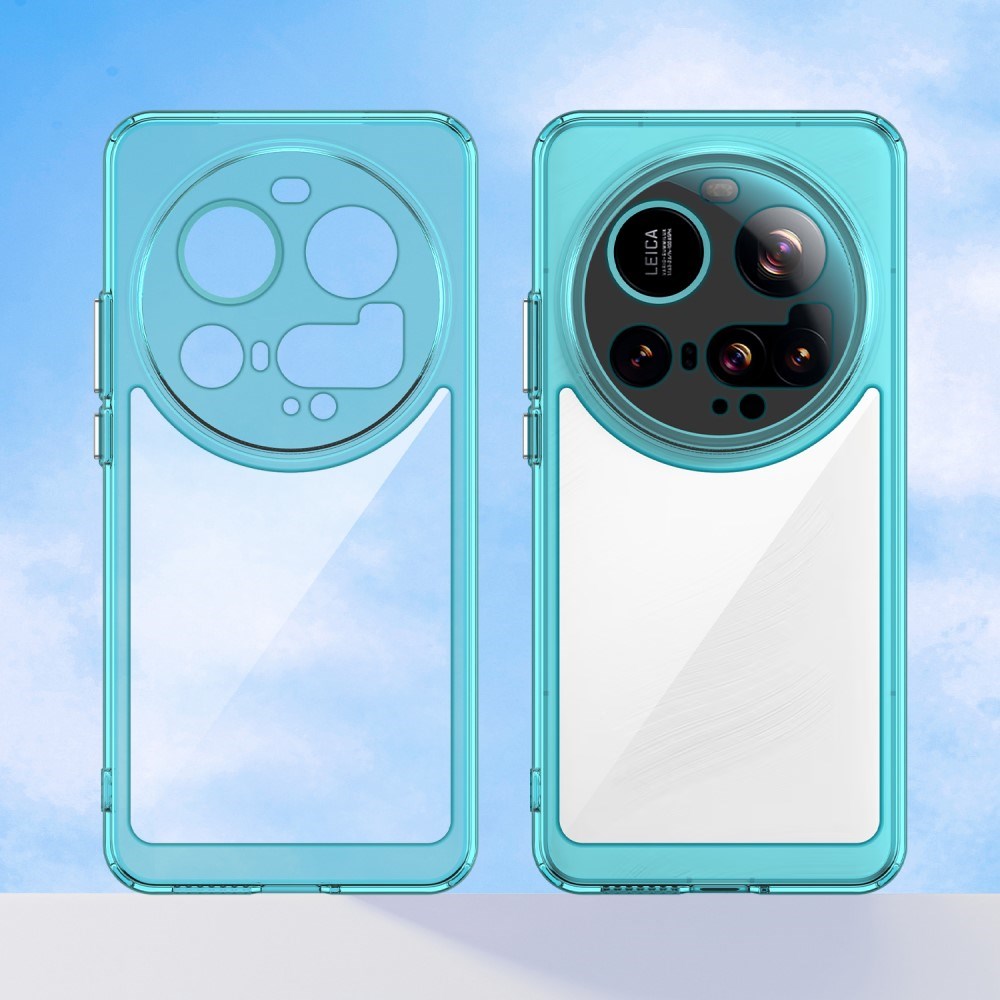 EIDERWOOD - Xiaomi 15 Ultra - Hybrid Plastik Cover - Gennemsigtig / Turkis