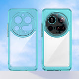 EIDERWOOD - Xiaomi 15 Ultra - Hybrid Plastik Cover - Gennemsigtig / Turkis