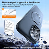 TORRAS - iPhone 17e / 16e - Hybrid Plastik Cover m. Kickstand - MagSafe Kompatibel - Hvid