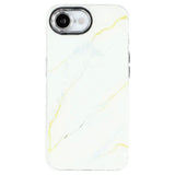 EIDERWOOD iPhone 17e / 16e Hybrid Mobil Cover m. Marmordesign - Hvid