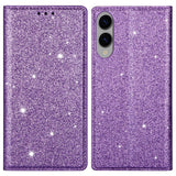 EIDERWOOD Samsung Galaxy S25 Edge Kunstlæder Mobil Cover m. Pung - Glimmer - Lilla
