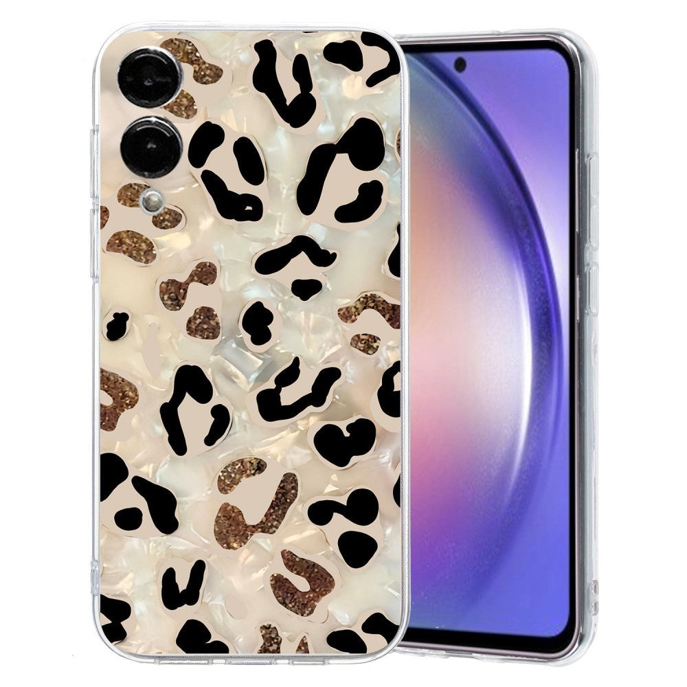 EIDERWOOD Samsung Galaxy S25 Edge Fleksibel Plastik Mobil Cover m. Motiv - Gennemsigtig / Leopard