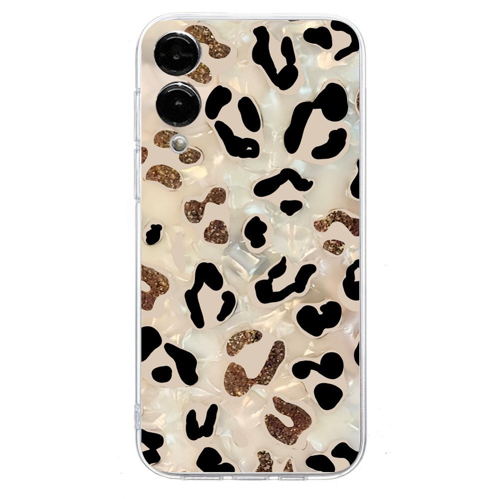 EIDERWOOD Samsung Galaxy S25 Edge Fleksibel Plastik Mobil Cover m. Motiv - Gennemsigtig / Leopard