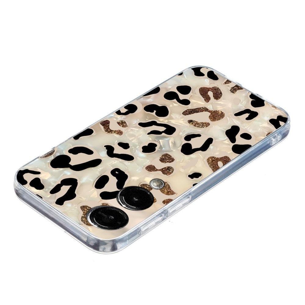 EIDERWOOD Samsung Galaxy S25 Edge Fleksibel Plastik Mobil Cover m. Motiv - Gennemsigtig / Leopard