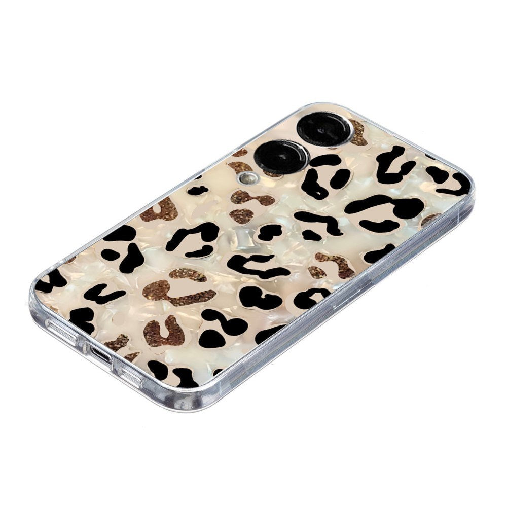 EIDERWOOD Samsung Galaxy S25 Edge Fleksibel Plastik Mobil Cover m. Motiv - Gennemsigtig / Leopard