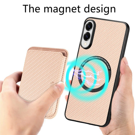 EIDERWOOD Samsung Galaxy S25 Edge Mobil Cover m. Aftagelig Kortholder - Beige