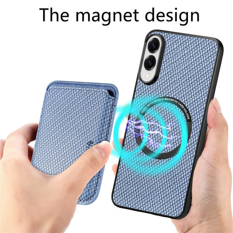 EIDERWOOD Samsung Galaxy S25 Edge Mobil Cover m. Aftagelig Kortholder - Blå