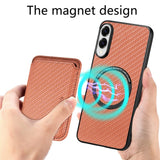 EIDERWOOD Samsung Galaxy S25 Edge Mobil Cover m. Aftagelig Kortholder - Brun