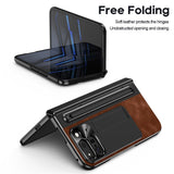 EIDERWOOD Google Pixel 10 Pro Fold Mobil Cover m. Kunstlæder Bagside - Kick Stand - Stylus Holder - Sort / Brun