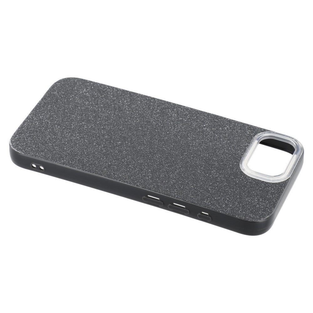 EIDERWOOD iPhone 17e / 16e Fleksibelt Plastik Mobil Cover m. Glimmer - Sort