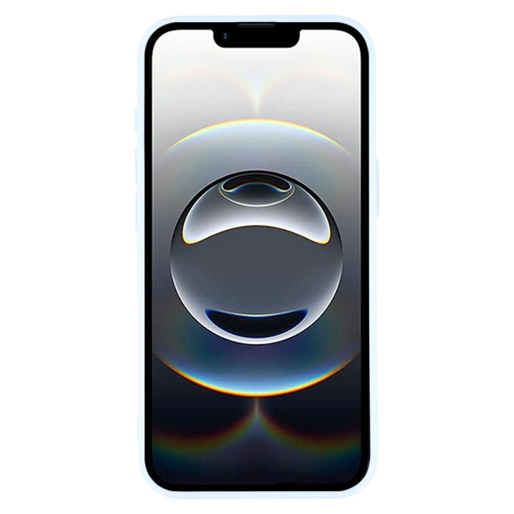 EIDERWOOD iPhone 17e / 16e Fleksibelt Plastik Mobil Cover m. Glimmer - Lyseblå