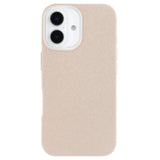EIDERWOOD IPhone 16 Fleksibelt Plastik Mobil Cover m. Glimmer - Beige