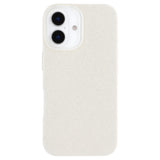 EIDERWOOD IPhone 16 Fleksibelt Plastik Mobil Cover m. Glimmer - Hvid