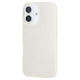 EIDERWOOD IPhone 16 Fleksibelt Plastik Mobil Cover m. Glimmer - Hvid
