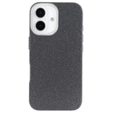 EIDERWOOD IPhone 16 Fleksibelt Plastik Mobil Cover m. Glimmer - Sort