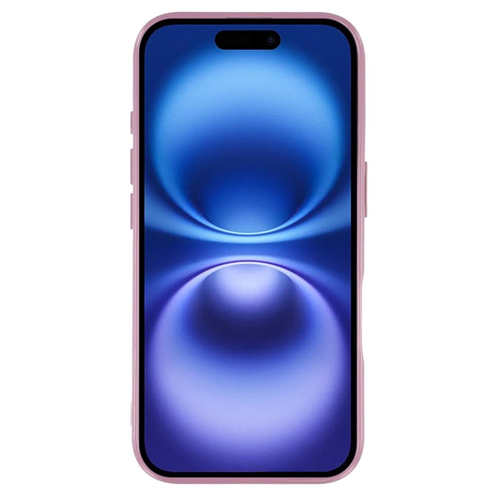 EIDERWOOD IPhone 16 Fleksibelt Plastik Mobil Cover m. Glimmer - Lilla