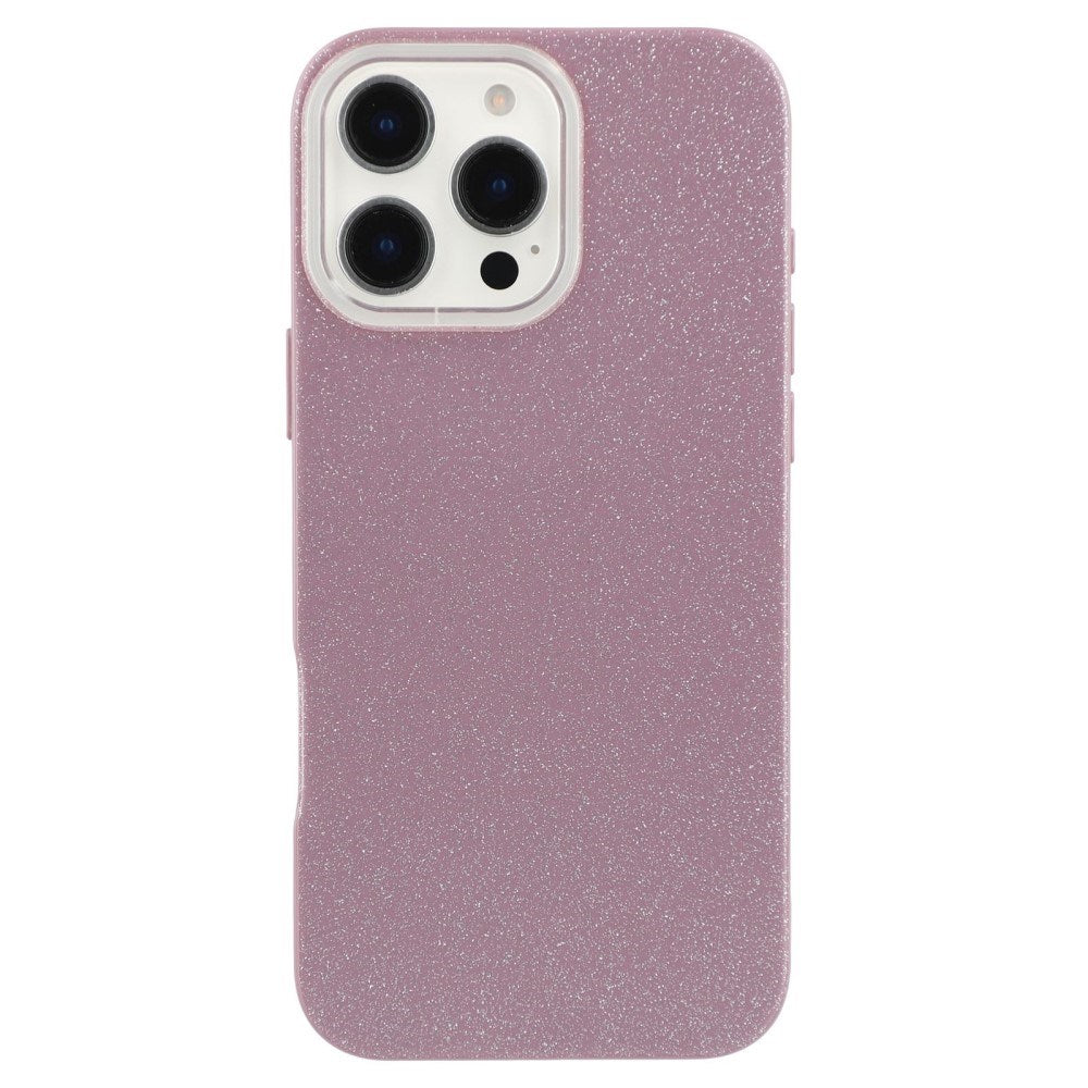 EIDERWOOD IPhone 16 Pro Fleksibelt Plastik Mobil Cover m. Glimmer - Lilla