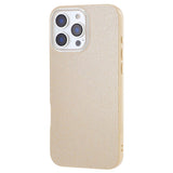 EIDERWOOD IPhone 16 Pro Fleksibelt Plastik Mobil Cover m. Glimmer - Beige