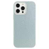 EIDERWOOD IPhone 16 Pro Fleksibelt Plastik Mobil Cover m. Glimmer - Lysegrøn