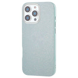 EIDERWOOD IPhone 16 Pro Fleksibelt Plastik Mobil Cover m. Glimmer - Lysegrøn
