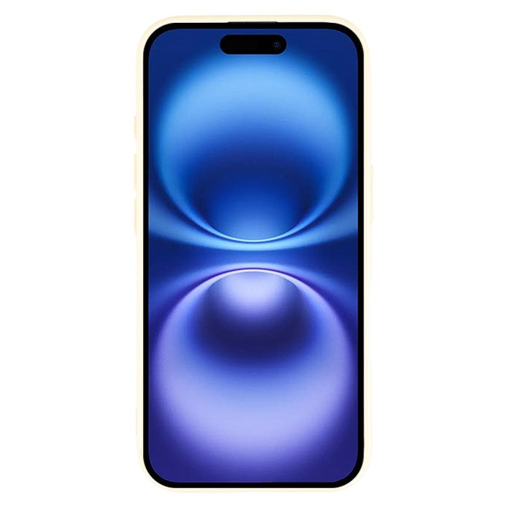 EIDERWOOD IPhone 16 Pro Fleksibelt Plastik Mobil Cover m. Glimmer - Gul