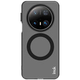 IMAK Huawei Mate 70 Pro+ / 70 Pro Hybrid Plast Bagside Cover - MagSafe Kompatibel - Gennemsigtig / Sort