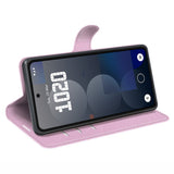 EIDERWOOD - Nothing Phone (3a) Pro - Kunstlæder Flip Cover m. Kortholder & Ståfunktion - Lyserød