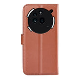 EIDERWOOD - Nothing Phone (3a) Pro - Kunstlæder Flip Cover m. Kortholder & Ståfunktion - Brun