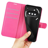 EIDERWOOD - Nothing Phone (3a) - Kunstlæder Flip Cover m. Kortholder & Ståfunktion - Pink
