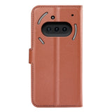 EIDERWOOD - Nothing Phone (3a) - Kunstlæder Flip Cover m. Kortholder & Ståfunktion - Brun