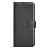 Samsung Galaxy Xcover 7 Pro - EIDERWOOD Kunstlæder Flip Cover m. Kortholder & Ståfunktion - Sort