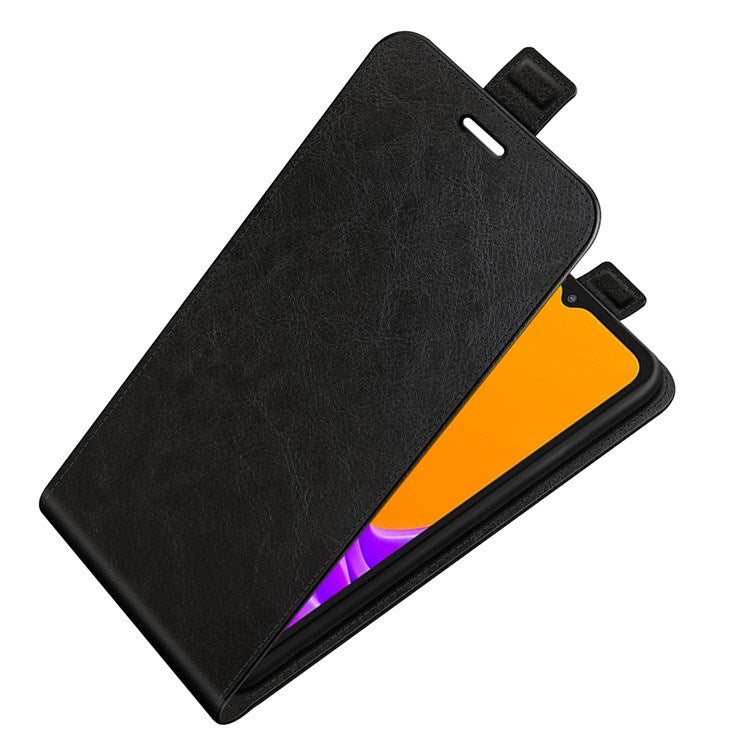 EIDERWOOD Samsung Galaxy Xcover 7 Pro Vertikalt Kunstlæder Flip Cover m. Kortholder - Sort