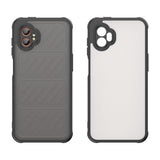 EIDERWOOD Samsung Galaxy Xcover 7 Pro Hybrid Plastik Mobil Cover m. Mat Bagside - Gennemsigtig / Sort