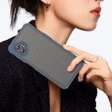 EIDERWOOD Samsung Galaxy Xcover 7 Pro Hybrid Plastik Mobil Cover m. Mat Bagside - Gennemsigtig / Blå