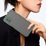 EIDERWOOD Samsung Galaxy Xcover 7 Pro Hybrid Plastik Mobil Cover m. Mat Bagside - Gennemsigtig / Grøn