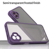 EIDERWOOD Samsung Galaxy Xcover 7 Pro Hybrid Plastik Mobil Cover m. Mat Bagside - Gennemsigtig / Lilla