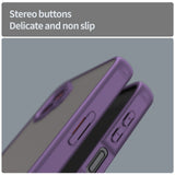 EIDERWOOD Samsung Galaxy Xcover 7 Pro Hybrid Plastik Mobil Cover m. Mat Bagside - Gennemsigtig / Lilla