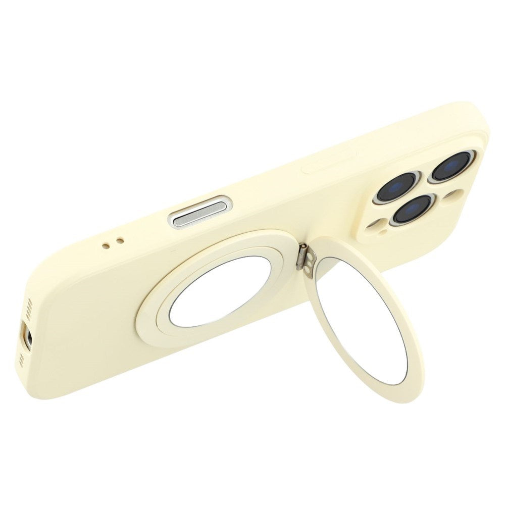 EIDERWOOD iPhone 16 Pro Hybrid Mobil Cover inkl. Kickstand m. Spejl - Hvid